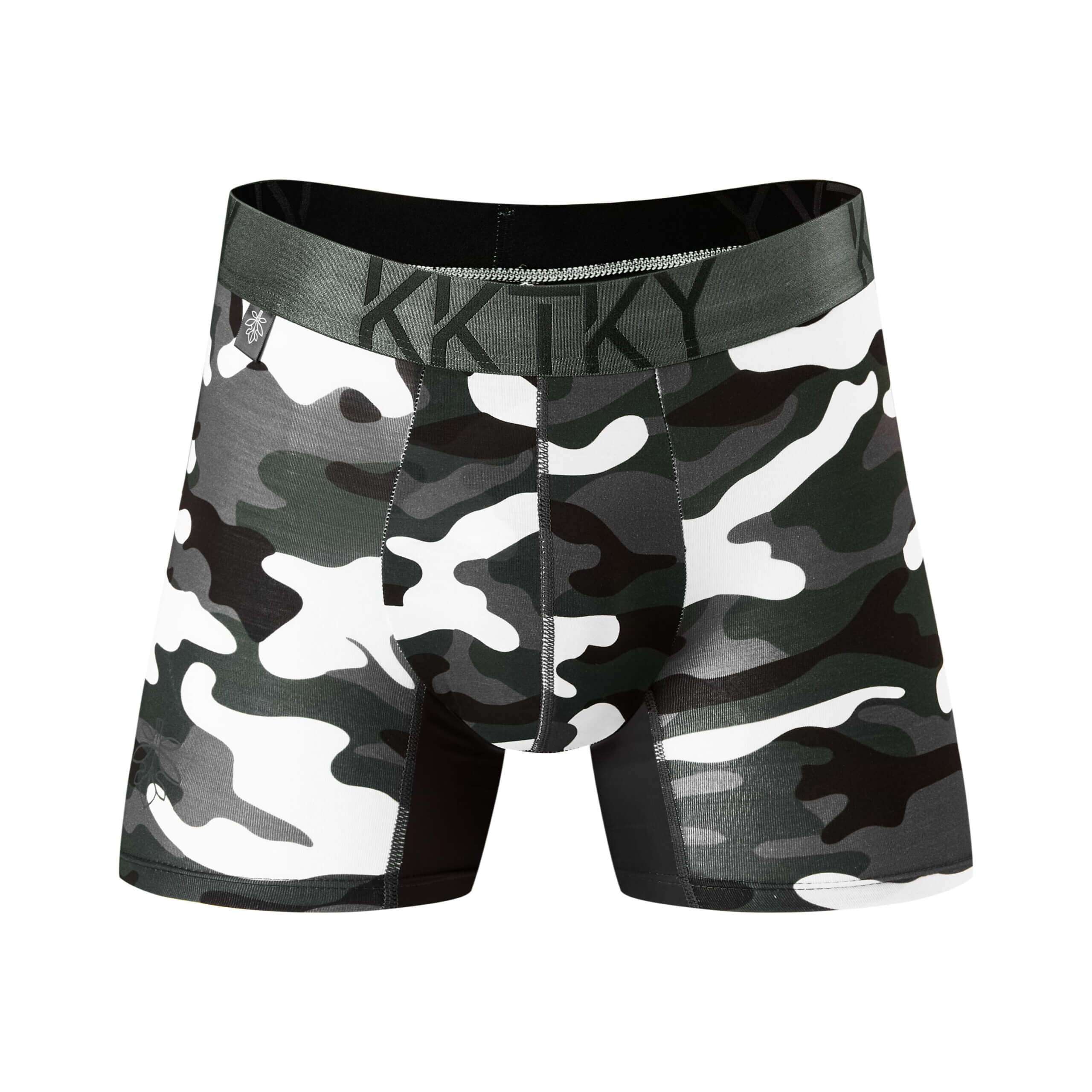 Pánske boxerky KKTKY Trunks Judášov tieň Maskáčové sivé 1 Pánske boxerky KKTKY Trunks Judášov tieň Maskáčové sivé