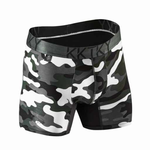 Alternative view of Pánske boxerky KKTKY Trunks Judášov tieň Maskáčové sivé