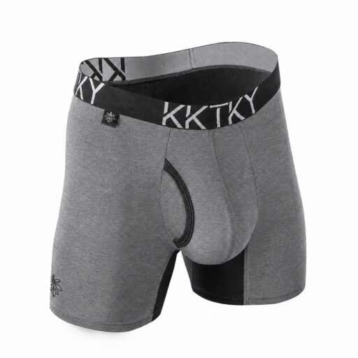 Alternative view of Pánske boxerky KKTKY Briefs Kainov hriech Sivo Čierne