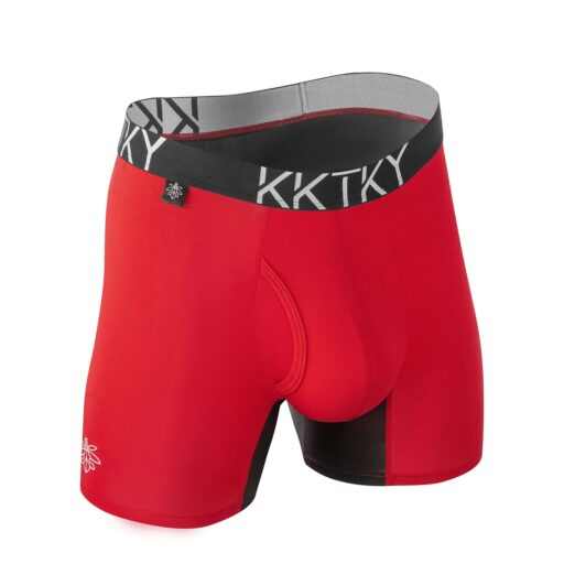 Alternative view of Pánske boxerky KKTKY Briefs Zakázané Ovocie Červené