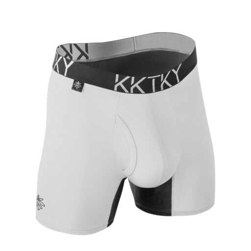 Alternative view of Pánske boxerky KKTKY Briefs Adamovo Rebro Biele