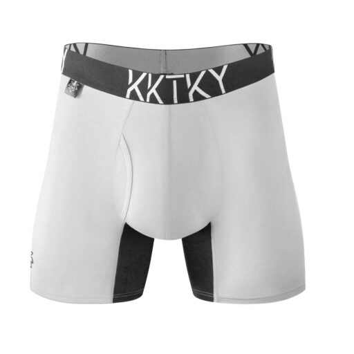 Pánske boxerky KKTKY Briefs Adamovo Rebro Biele