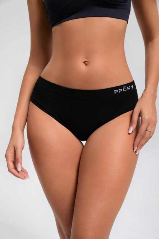 PPČKY SmoothLine Evin tieň Čierne Bikini Brief