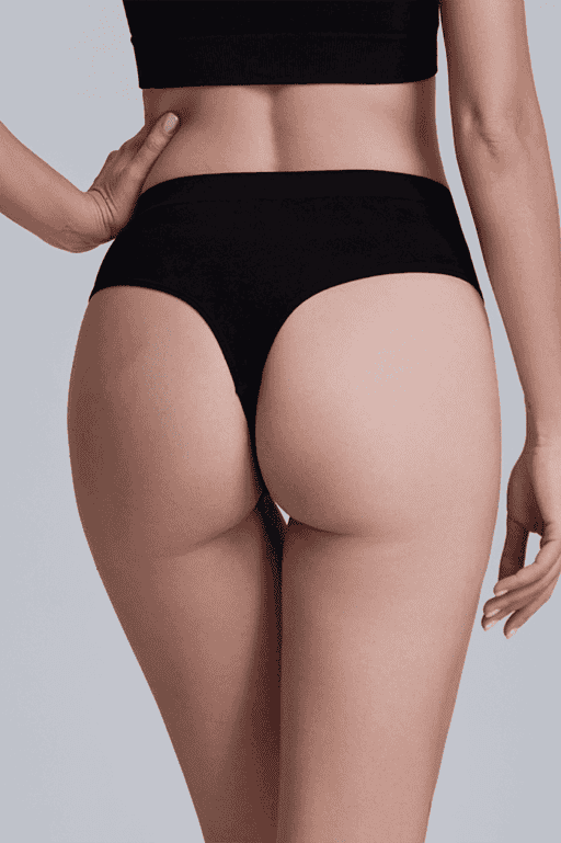 Alternative view of PPČKY SmoothLine Evin tieň Čierne Brazilky