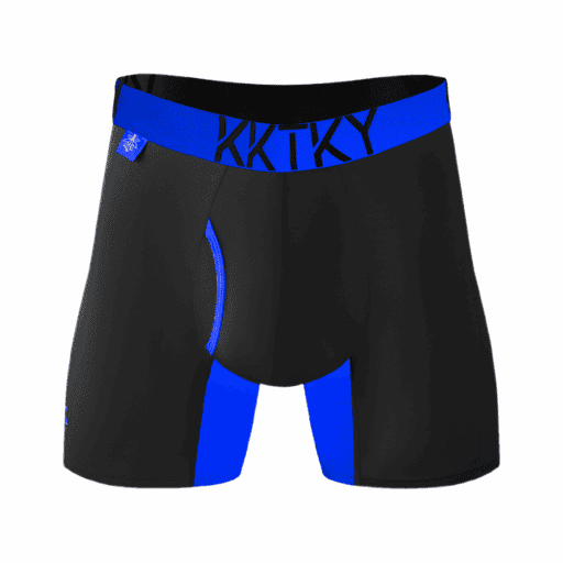 Pánske boxerky KKTKY Briefs Noemova vlna Neónová modrá
