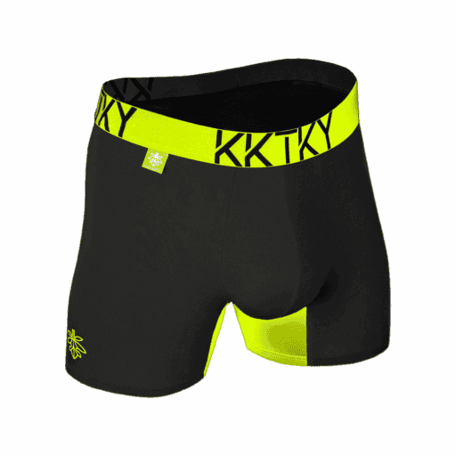Alternative view of Pánske boxerky KKTKY Trunks Gabrielov lúč Neónová žltá