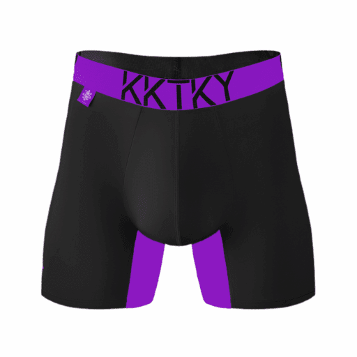 Pánske boxerky KKTKY Trunks Goliášove slivky Neónová fialová