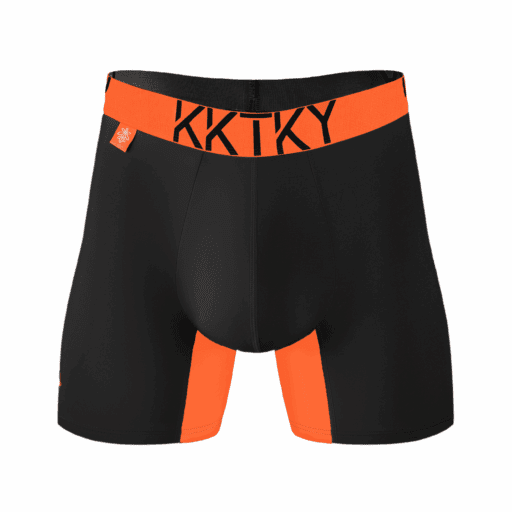 Pánske boxerky KKTKY Trunks Horiaci ker Neónová oranžová