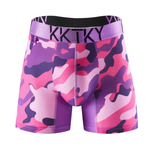 Pánske boxerky KKTKY Trunks Judášov bozk Maskáčové fialovoružové