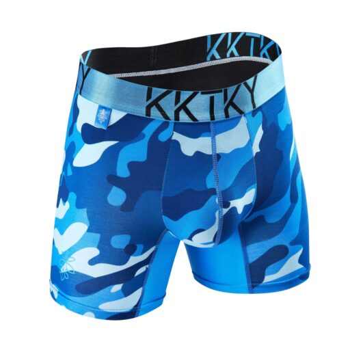 Alternative view of Pánske boxerky KKTKY Trunks Judášova vina Maskáčové modré