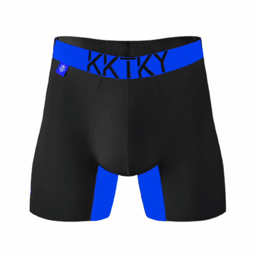 Pánske boxerky KKTKY Trunks Noemova vlna Neónová modrá